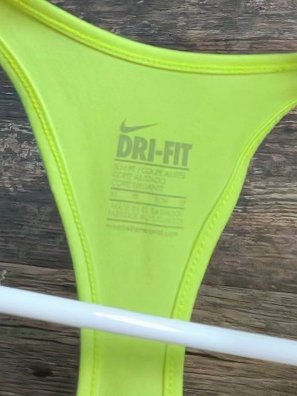 Nike Neon Lime Racerback Tank Top - Picture 5 of 6